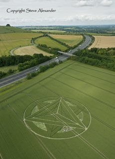 aerial of Wanborough Plain
