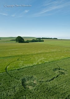 aerial of Silbury Hill