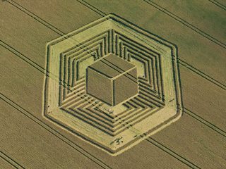 aerial of Vernham Dean