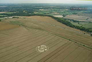aerial of Devizes from tt