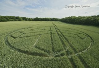 aerial of Horsham from tt