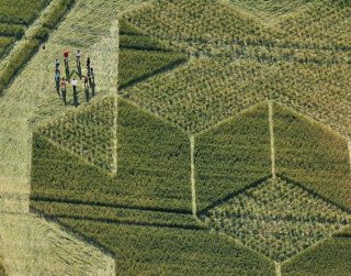 aerial of Cley Hill
