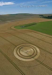 aerial of West Kennett
