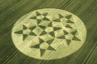 aerial of Silbury Hill