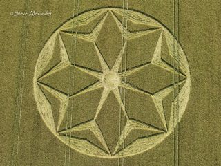 aerial of Tichborne from tt