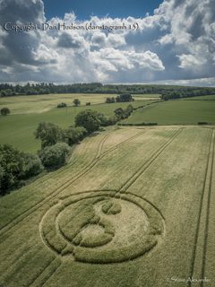 aerial of Cley Hill from tt