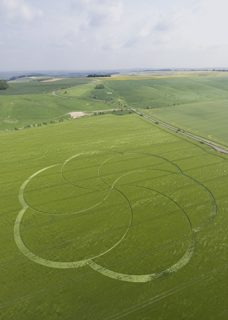 aerial of Hackpen Hill
