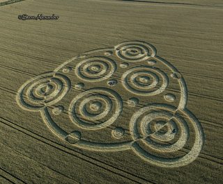 aerial of Etchilhampton from tt