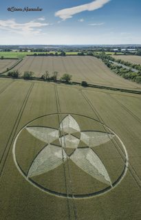 aerial of Bishops Sutton from tt