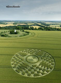 aerial of Farley Mount from tt