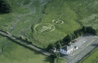 aerial of West Overton