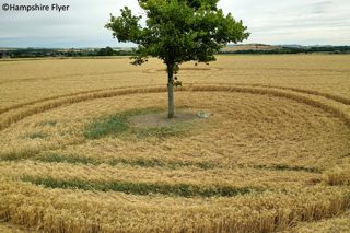 aerial of Potterne from tt