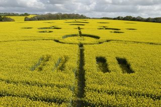 aerial of Clatford from tt