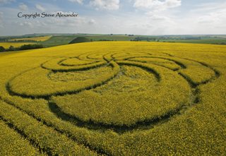 aerial of Silbury Hill