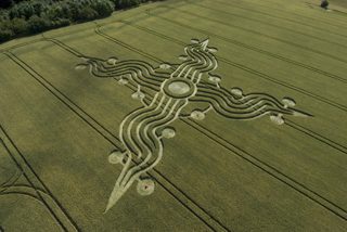 aerial of West Woods (nr Lockeridge) from tt