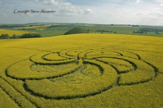 aerial of Silbury Hill
