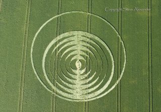 aerial of Tichborne from tt