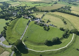 aerial of Avebury Manor