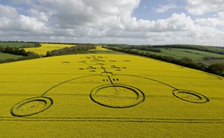 aerial of Clatford from tt