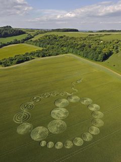 aerial of Walbury Hill