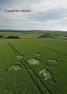 aerial of Silbury Hill