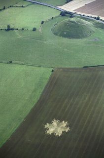 aerial of Silbury Hill