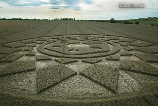 aerial of Roundway Hill from tt