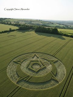 aerial of Rollright Stones from tt
