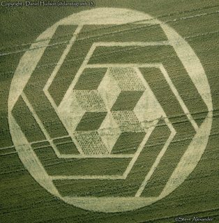 aerial of Stanton St Bernard from tt
