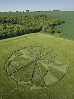 aerial of Liddington Castle from tt