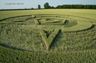 aerial of Rollright Stones from tt