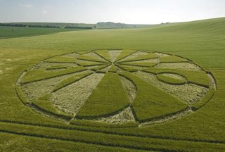 aerial of Liddington Castle from tt