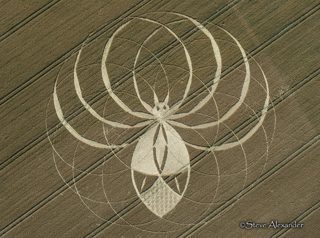 aerial of Cerne Abbas