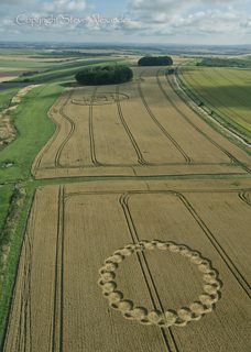 aerial of Hackpen Hill from tt