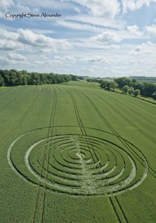 aerial of Tichborne from tt