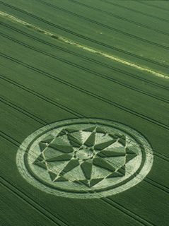aerial of Milk Hill