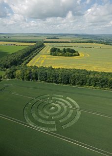 aerial of Wayland's Smithy