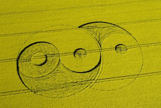 aerial of Avebury Stone Circle