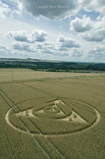 aerial of Etchilhampton from tt