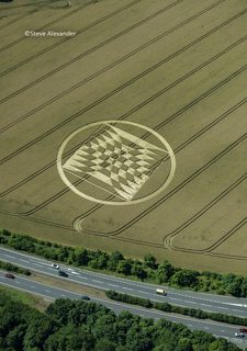 aerial of Micheldever from tt