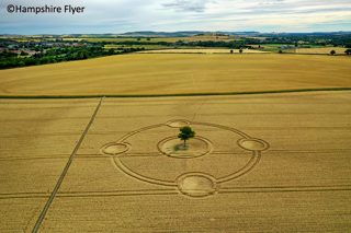 aerial of Potterne from tt