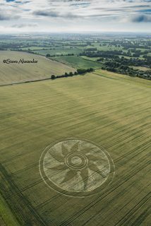 aerial of Etchilhampton from tt