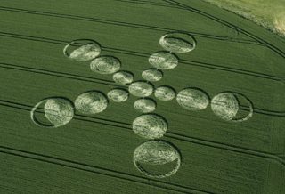 aerial of Beckhampton
