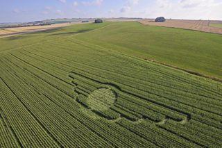 aerial of Avebury Avenue