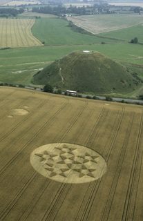 aerial of Silbury Hill from tt