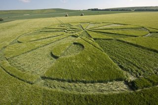 aerial of Liddington Castle from tt