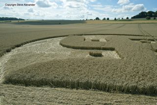 aerial of Beckhamtpon from tt