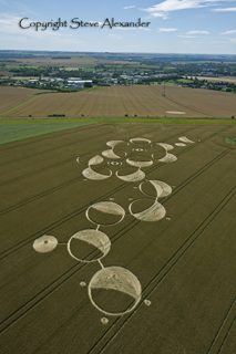 aerial of Roundway Hill