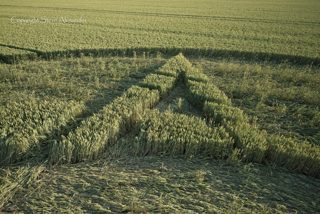 aerial of Rollright Stones from tt
