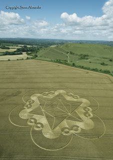 aerial of Cley Hill from tt
